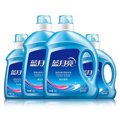 蓝月亮洗衣液机洗套装亮白增艳 薰衣草香 16斤：亮白3kg2+亮白1kg2 